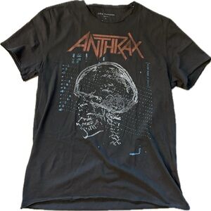 John Varvatos Anthrax Graphic Tee Thrash Metal 2022 Collection 93 White Noise